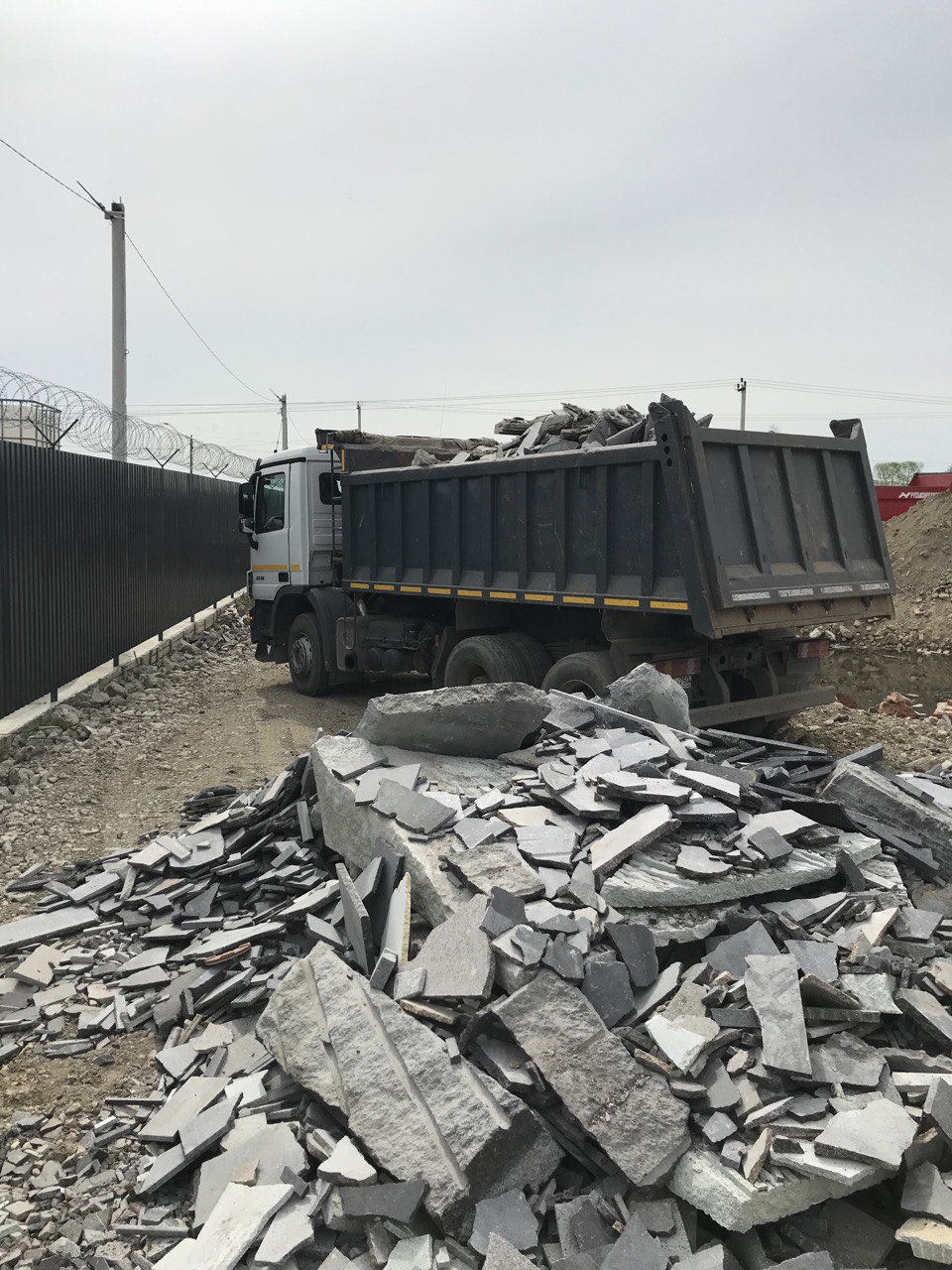 Доставка материалов на объект